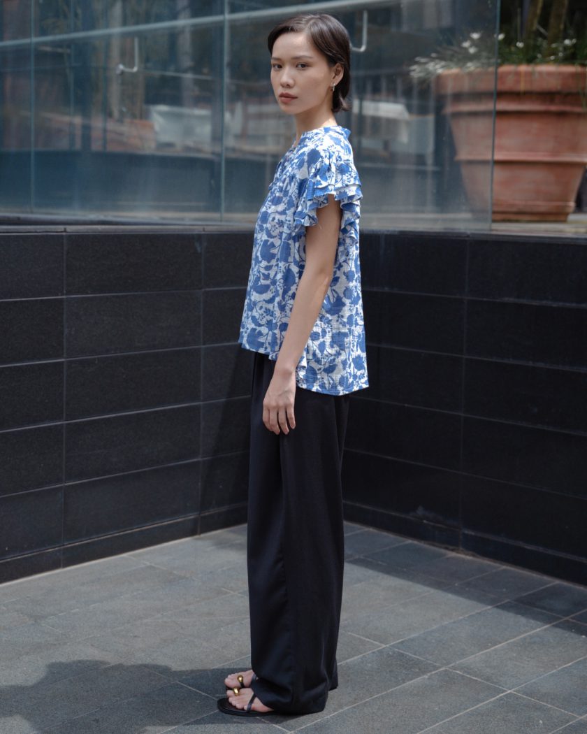 Angelica Ruffe Sleeve Blouse - Image 5