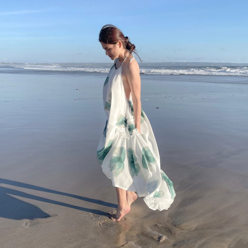 Alix Floral Gathered Dress - Image 5