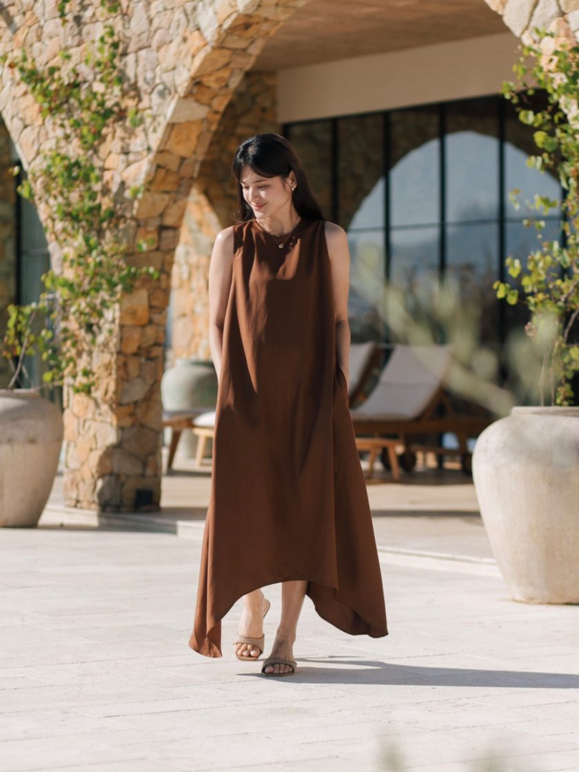 Coco Brown Long Dress