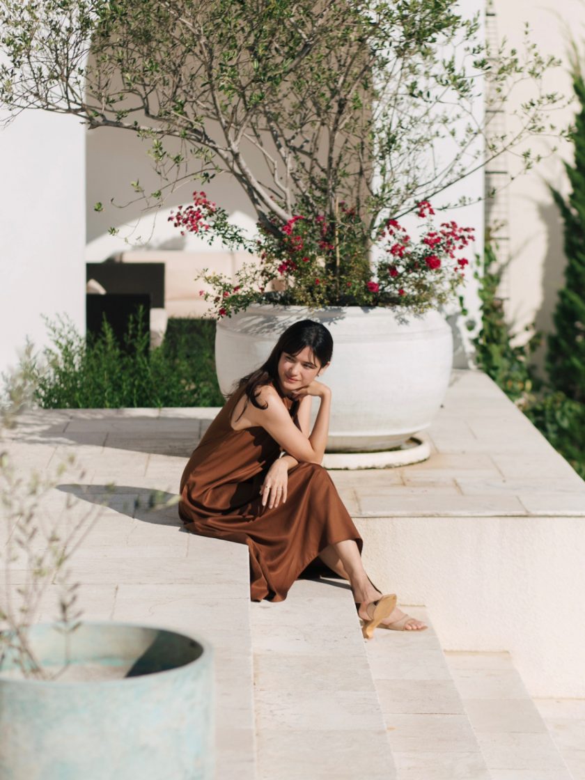 Coco Brown Long Dress - Image 5