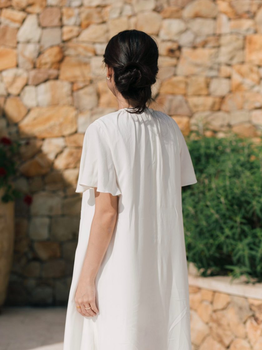 Posse Cream Long Dress - Image 6
